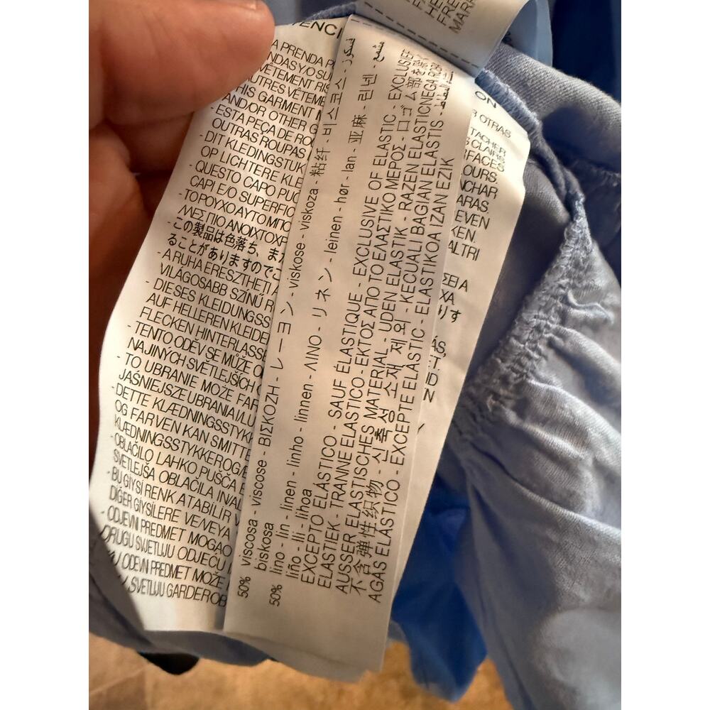 Beautiful Blue Dress By Zara Size Medium - Picture 5 of 5